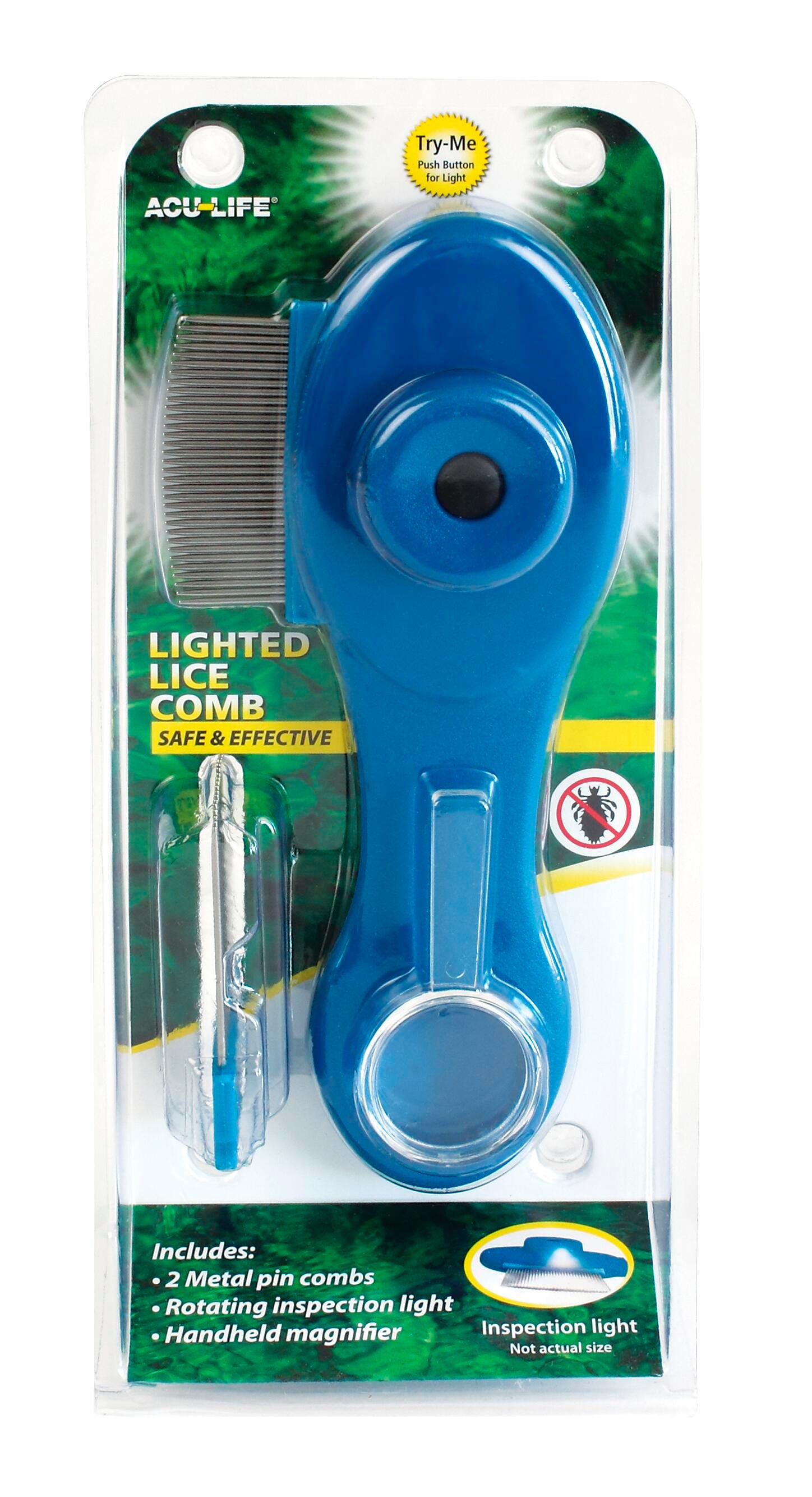 Acu-Life Lighted Lice Comb, Item Number 1542577